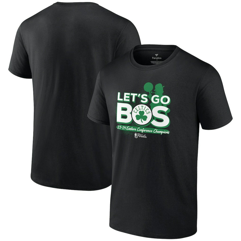 Boston Celtics 2024 Eastern Conference Champions Layup Drill T-Shirt Black
