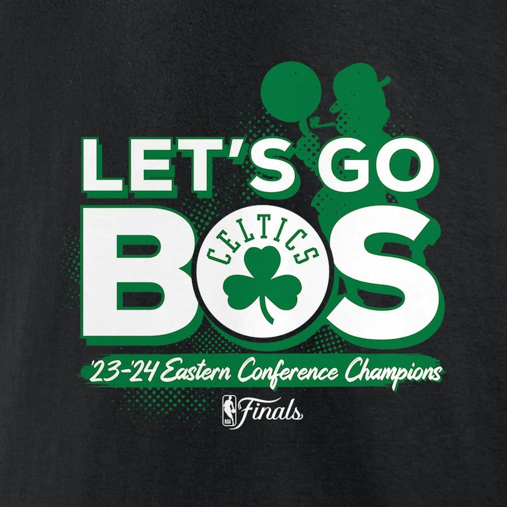 Boston Celtics 2024 Eastern Conference Champions Layup Drill T-Shirt Black