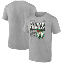 Boston Celtics 2024 Eastern Conference Champions Locker Room Post Up Move T-Shirt Steel