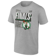Boston Celtics 2024 Eastern Conference Champions Locker Room Post Up Move T-Shirt Steel