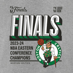 Boston Celtics 2024 Eastern Conference Champions Locker Room Post Up Move T-Shirt Steel