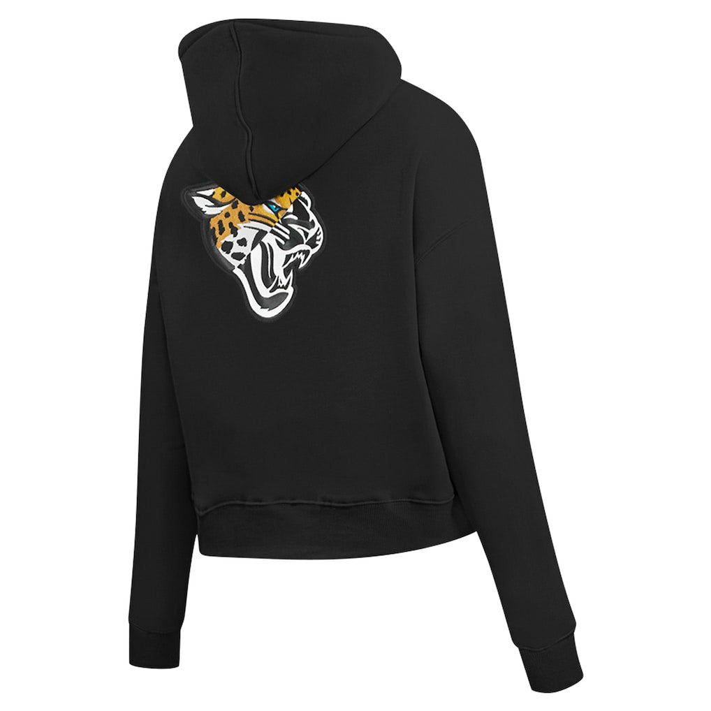 Jacksonville Jaguars Pro Standard Women's Split Logo Full-Zip Hoodie Black