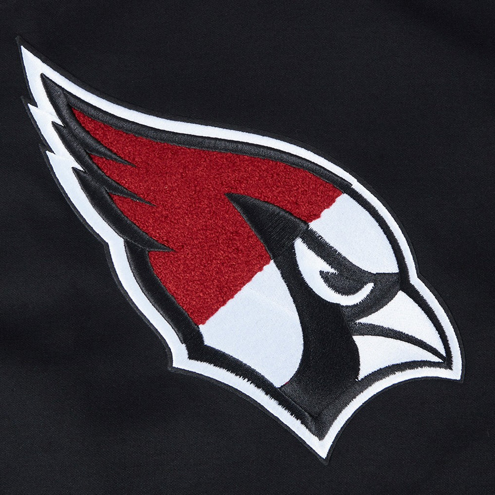 Arizona Cardinals Pro Standard Women's Split Logo Full-Zip Hoodie Black