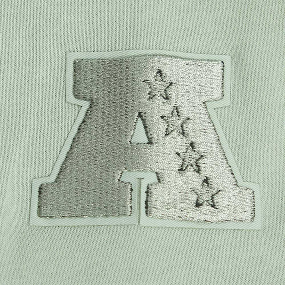 Jacksonville Jaguars Pro Standard Women's Oversized Cropped Neutral Pullover Sweatshirt Light Green