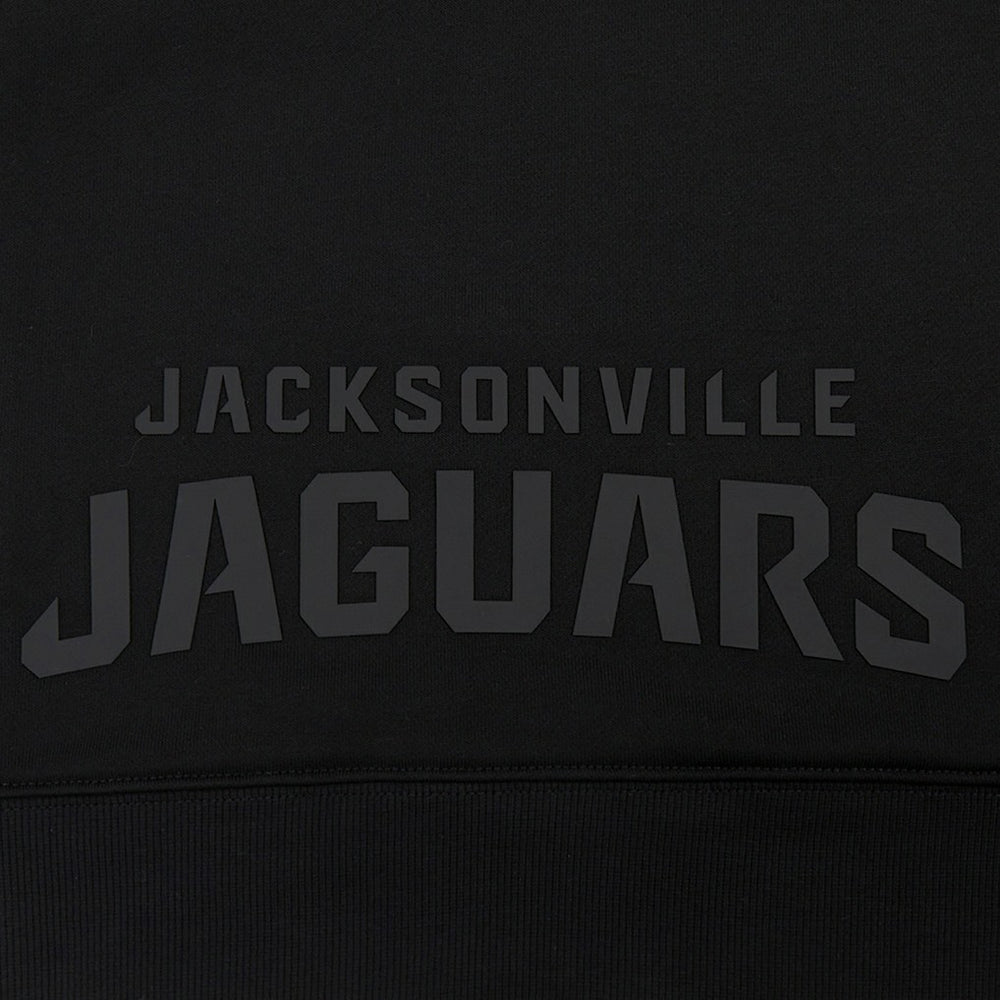 Jacksonville Jaguars Pro Standard Women's Jeweled Cropped Pullover Hoodie Black