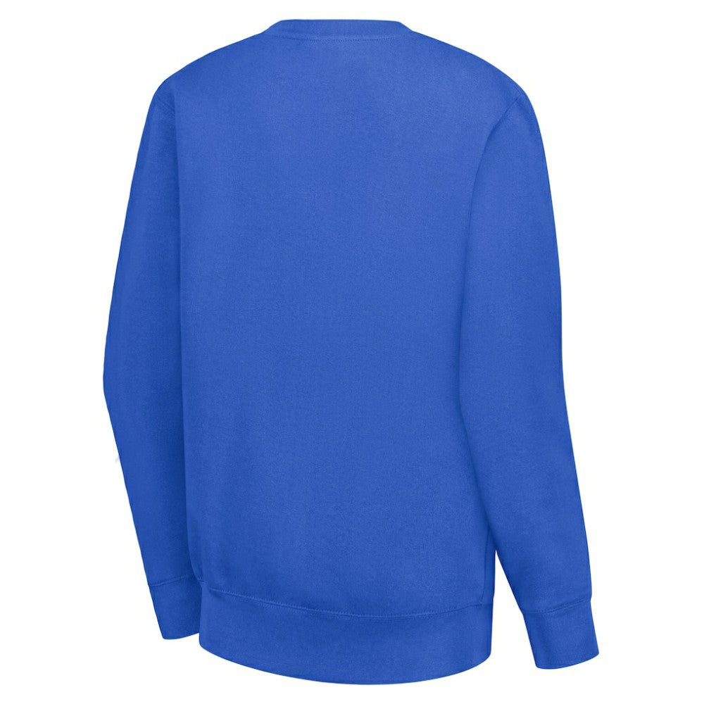 NHL St. Louis Blues G-III 4Her by Carl Banks Women's Team Logo Tri-Blend Fleece Pullover Sweatshirt - Blue