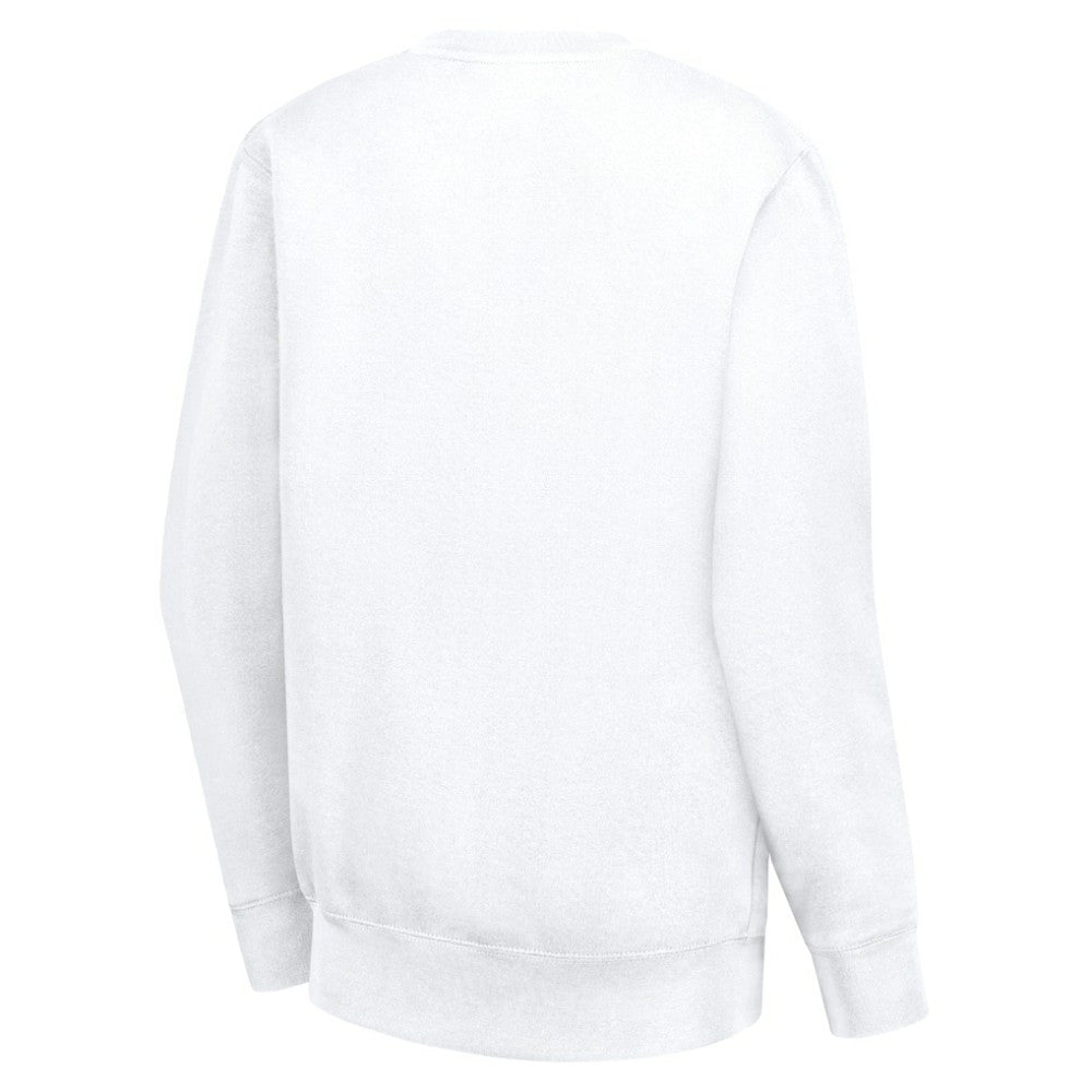 NHL Chicago Blackhawks G-III 4Her by Carl Banks Women's Team Logo Tri-Blend Fleece Pullover Sweatshirt - White