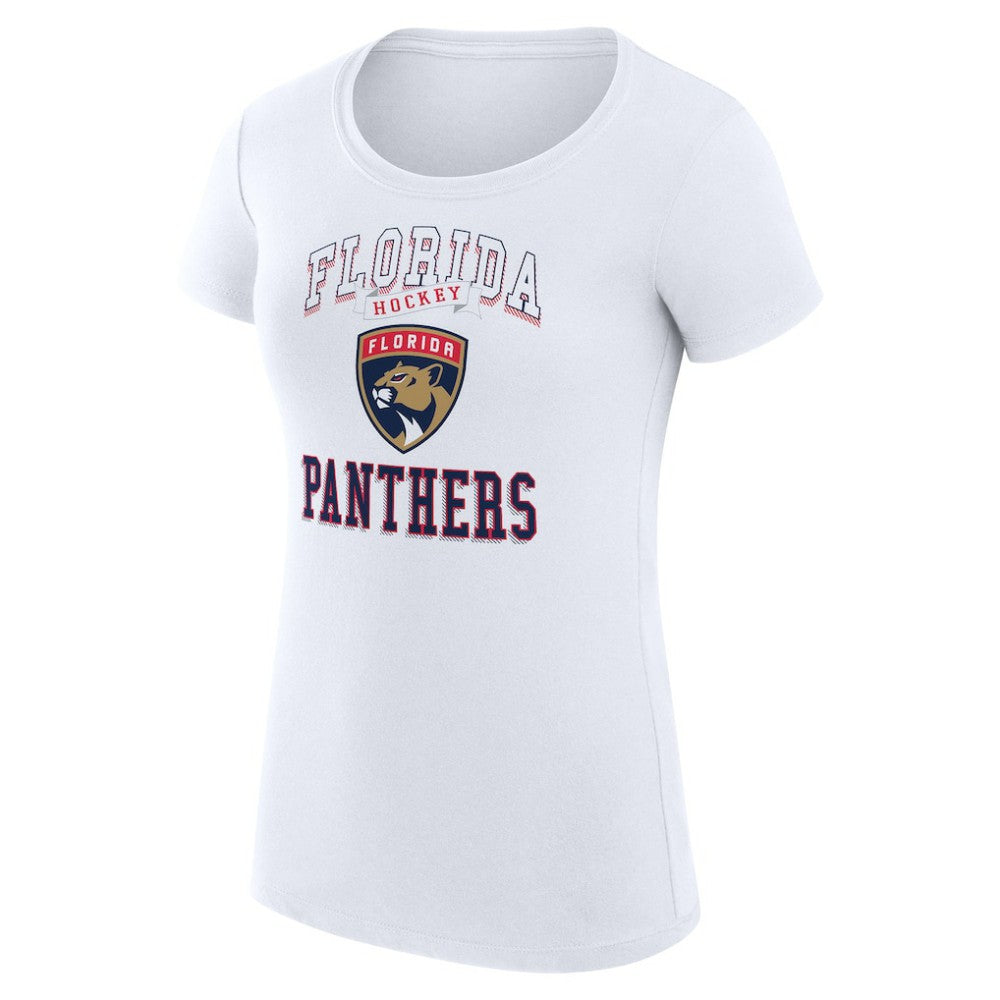 NHL Florida Panthers G-III 4Her by Carl Banks Women's Super-Slim Fit Lightweight Team Logo Graphic T-Shirt - White