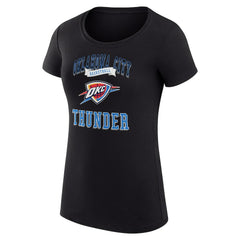 Oklahoma City Thunder G-III 4Her by Carl Banks Women's Super-Slim Fit Lightweight Team Logo T-Shirt Black