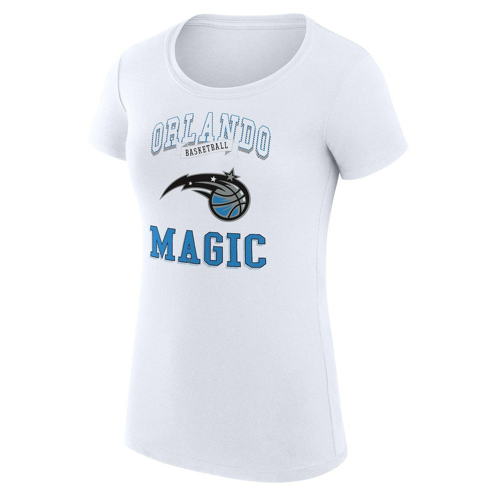 Orlando Magic G-III 4Her by Carl Banks Women's Super-Slim Fit Lightweight Team Logo T-Shirt White