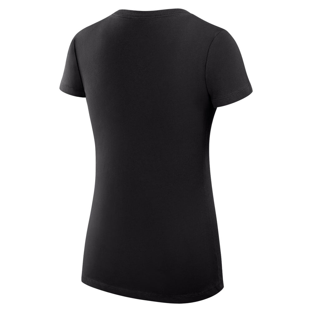 Oklahoma City Thunder G-III 4Her by Carl Banks Women's Super-Slim Fit Lightweight Team Logo V-Neck T-Shirt Black