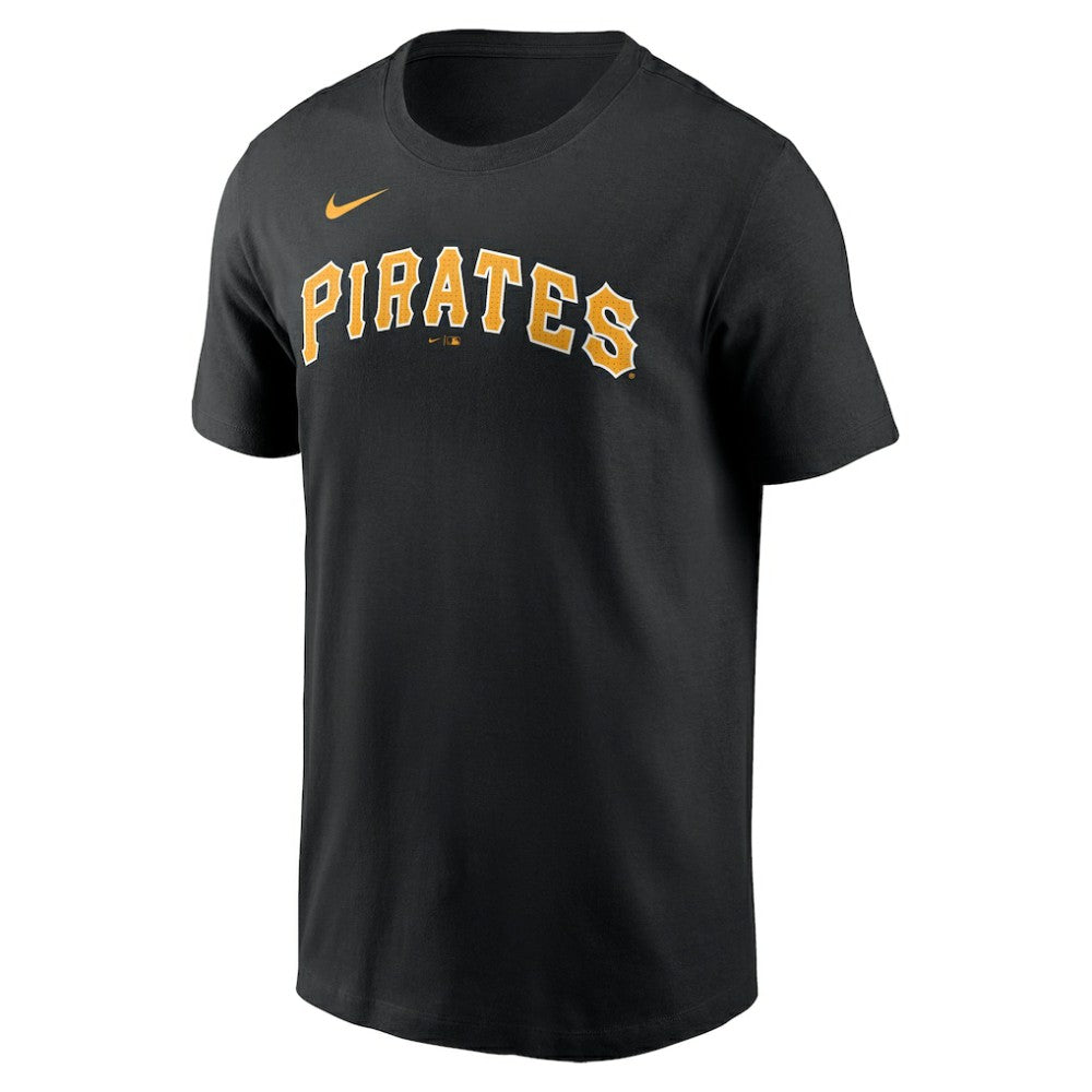 Paul Skenes Pittsburgh Pirates Nike Fuse Name & Number T-Shirt - Black T-shirts
