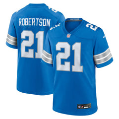 Amik Robertson Detroit Lions Game Jersey Blue