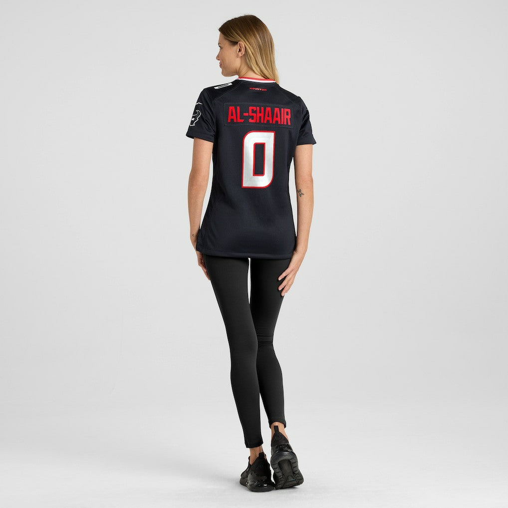 Azeez Al-Shaair Houston Texans Women's Team Game Jersey Navy