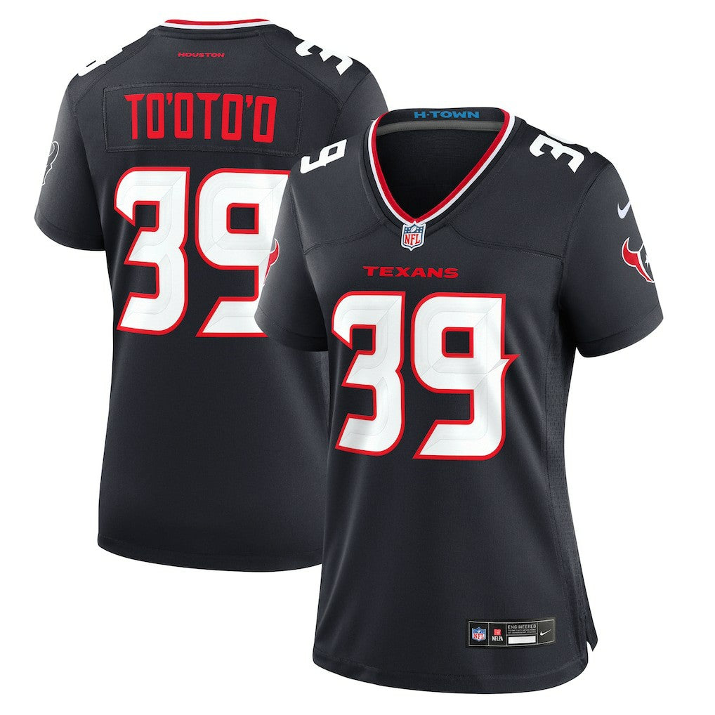 Henry To'oto'o Houston Texans Women's Team Game Jersey Navy