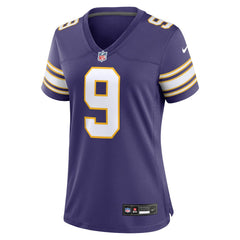 NFL J.J. McCarthy Minnesota Vikings Women's 2nd Alternate Player Game Jersey - Purple
