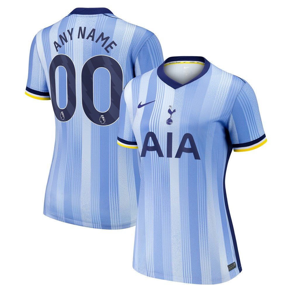 Tottenham Hotspur Women's 2024/25 Away Replica Custom Jersey Blue