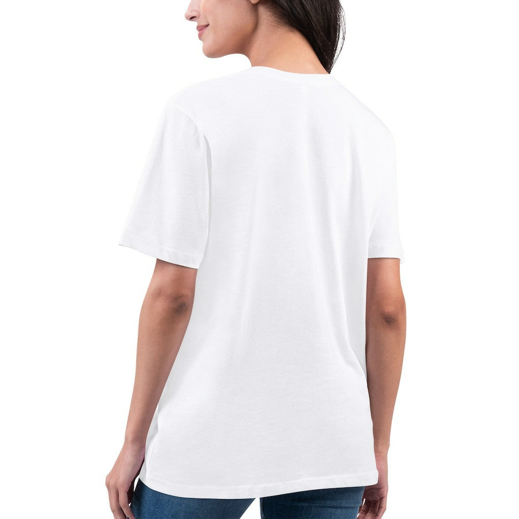 Houston Texans G-III 4Her by Carl Banks Women's Super-Slim Fit Lightweight H-Town T-Shirt White