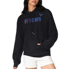 Houston Texans G-III 4Her by Carl Banks Women's H-Town Fleece Pullover Hoodie Black