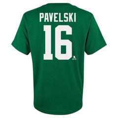 NHL Joe Pavelski Dallas Stars Youth Player Name & Number T-Shirt - Kelly Green
