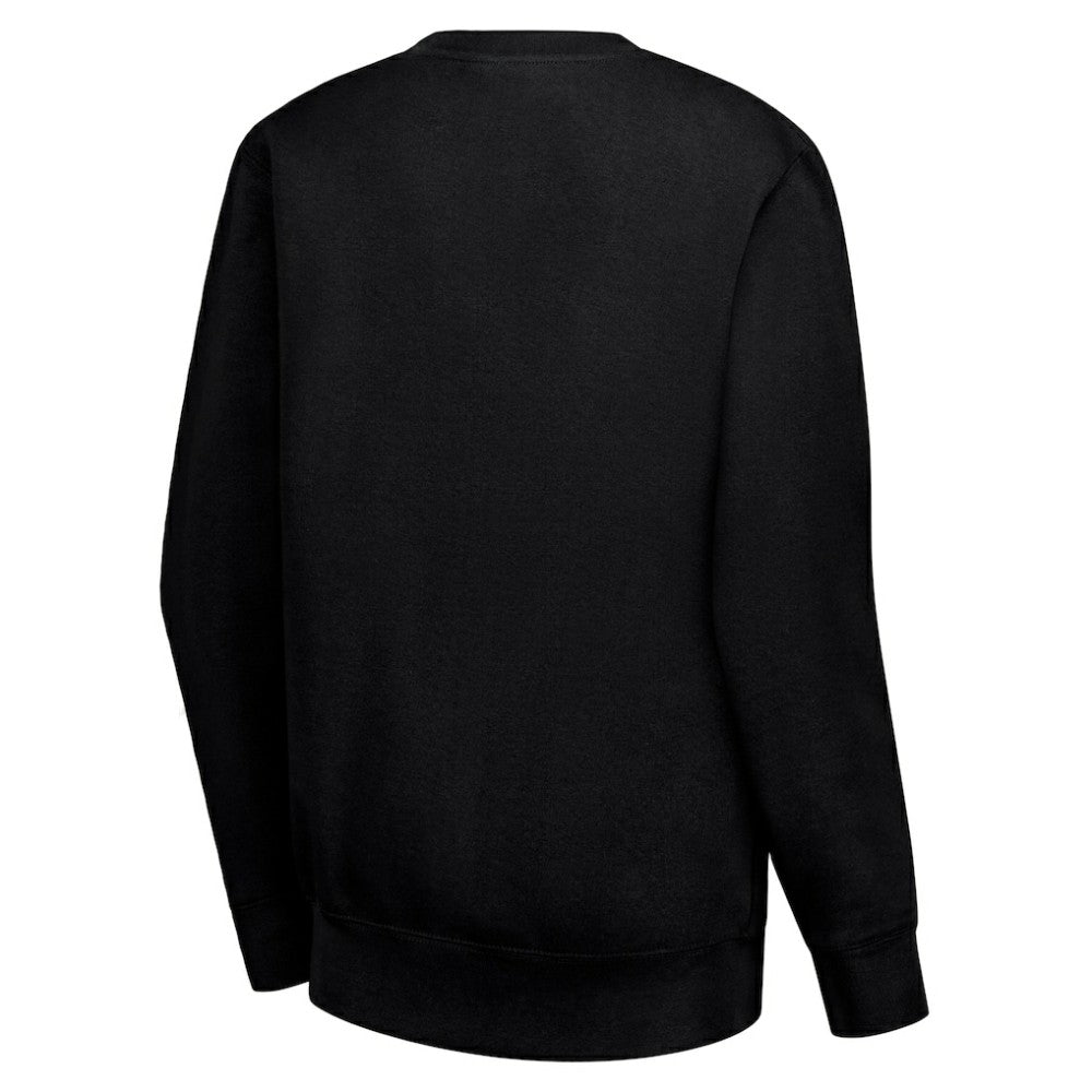NHL Boston Bruins G-III 4Her by Carl Banks Women's Collage Graphic Fleece Long Sleeve Pullover Sweatshirt - Black
