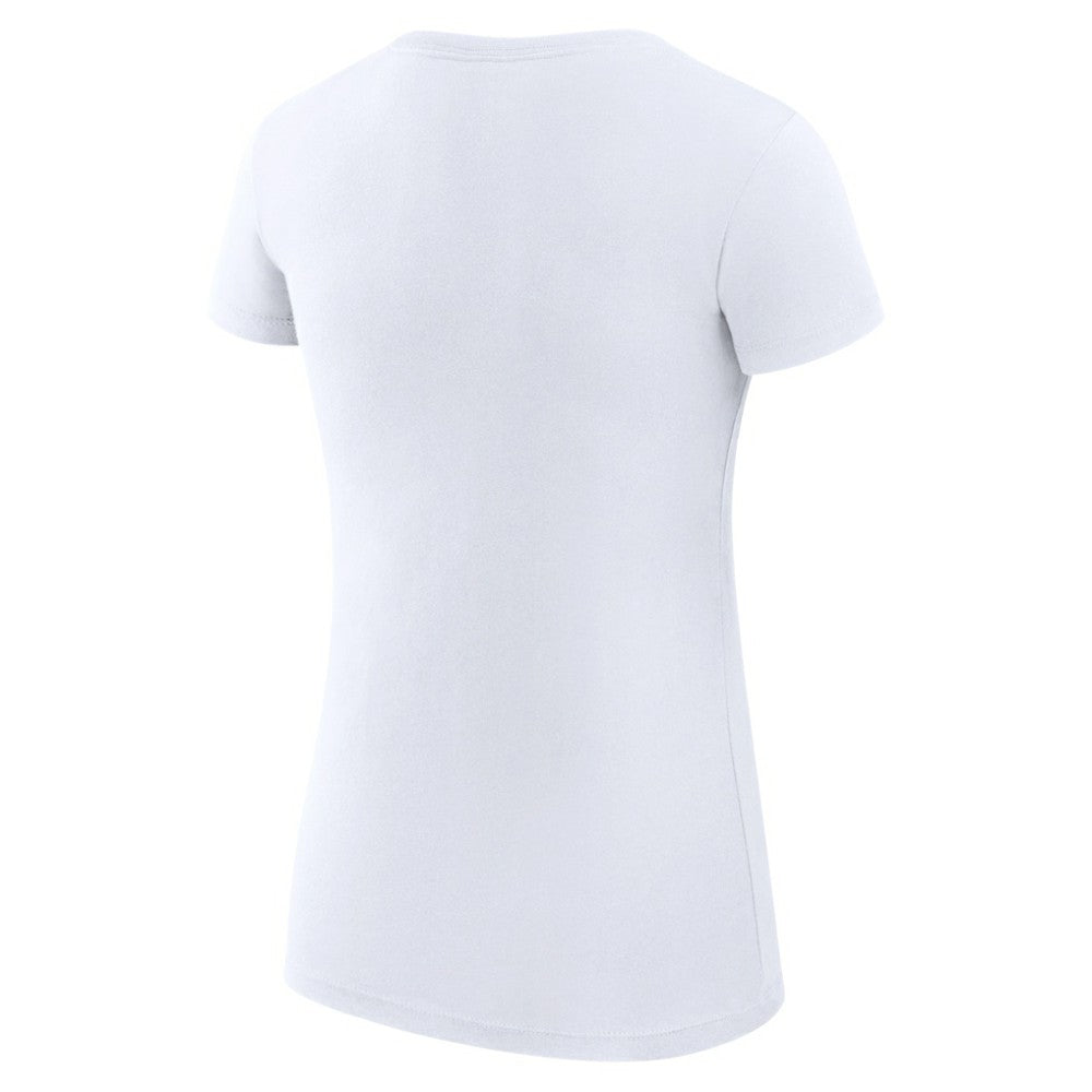 NHL New Jersey Devils G-III 4Her by Carl Banks Women's Super-Slim Fit Lightweight Collage Team Graphic T-Shirt - White