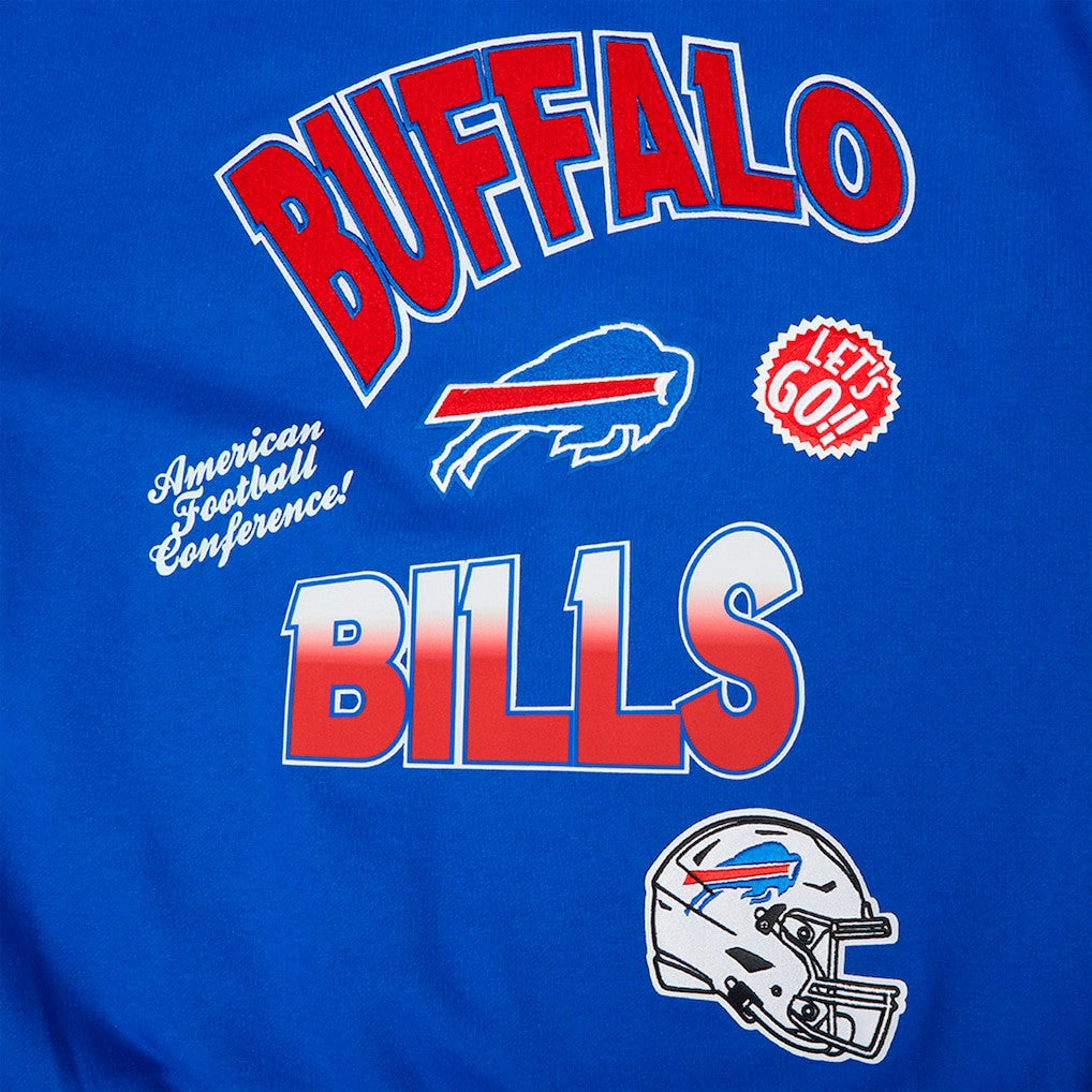 Buffalo Bills Pro Standard Turn It Up Drop Shoulder Pullover Sweatshirt Royal