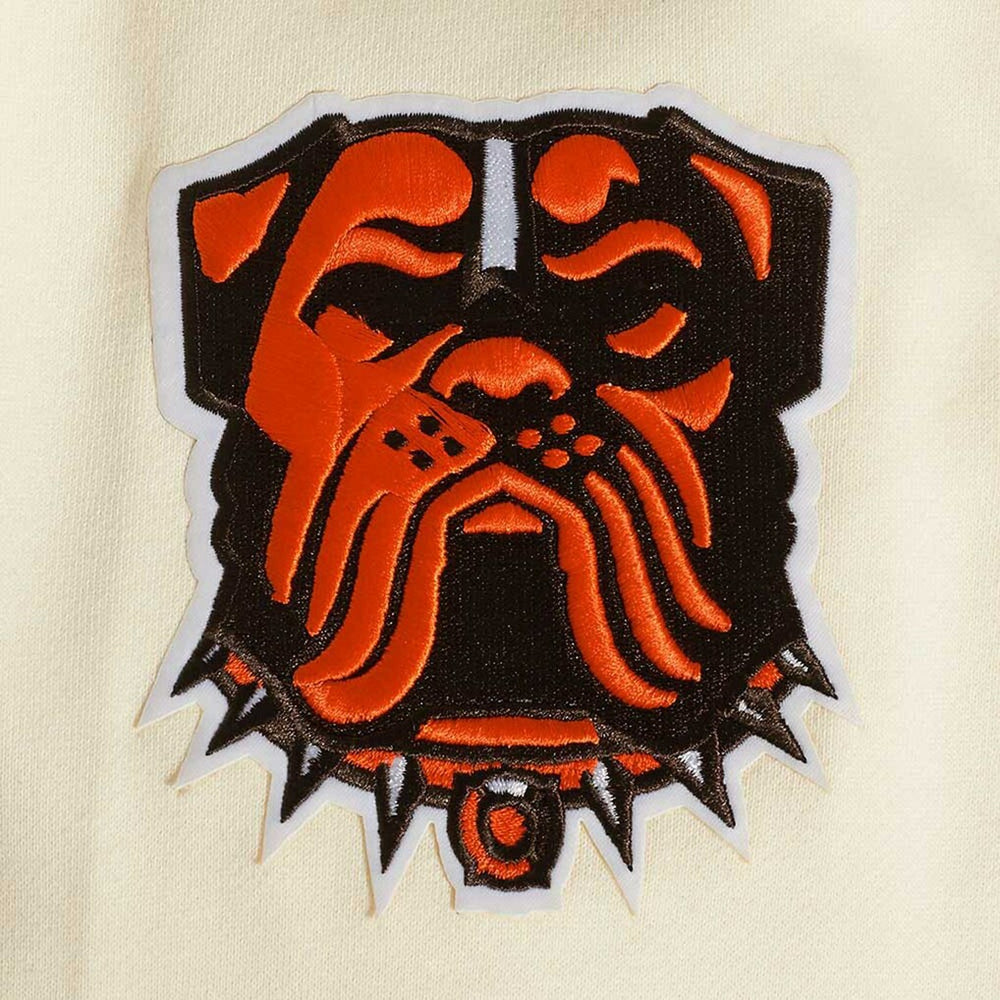 Cleveland Browns Pro Standard Turn It Up Pullover Sweatshirt Cream