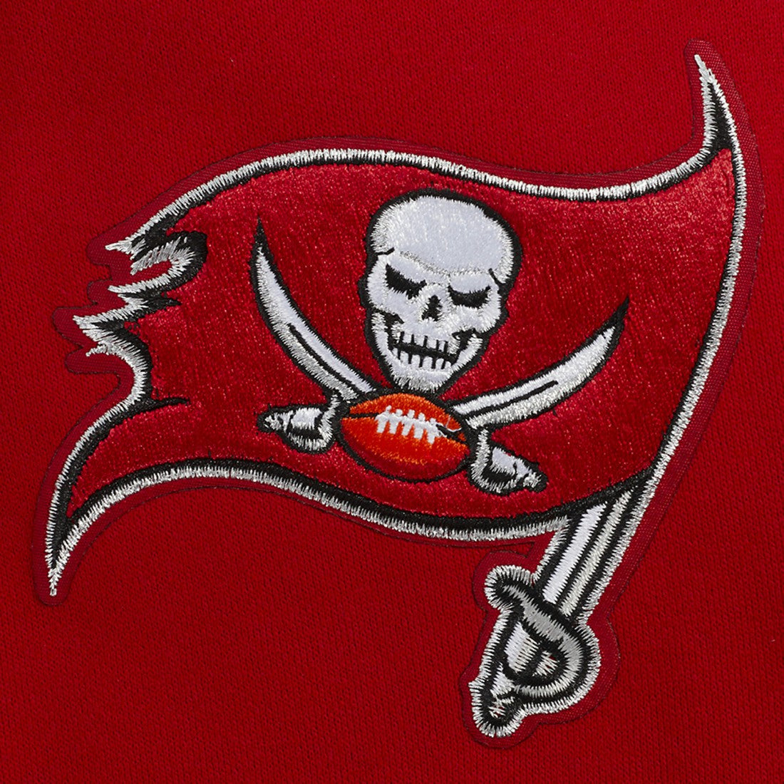 Tampa Bay Buccaneers Pro Standard Turn It Up Drop Shoulder Pullover Sweatshirt Red
