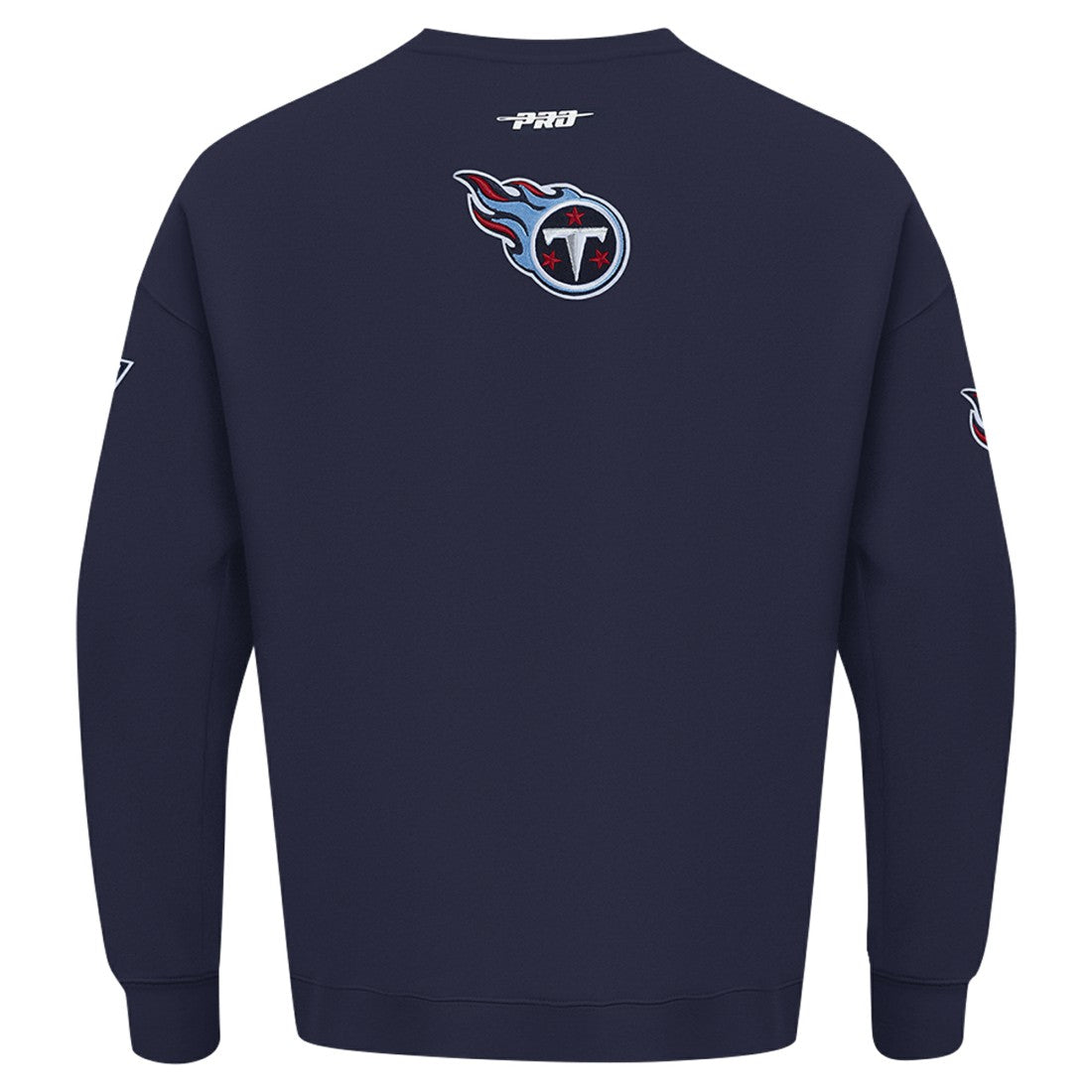 Tennessee Titans Pro Standard Turn It Up Drop Shoulder Pullover Sweatshirt Navy