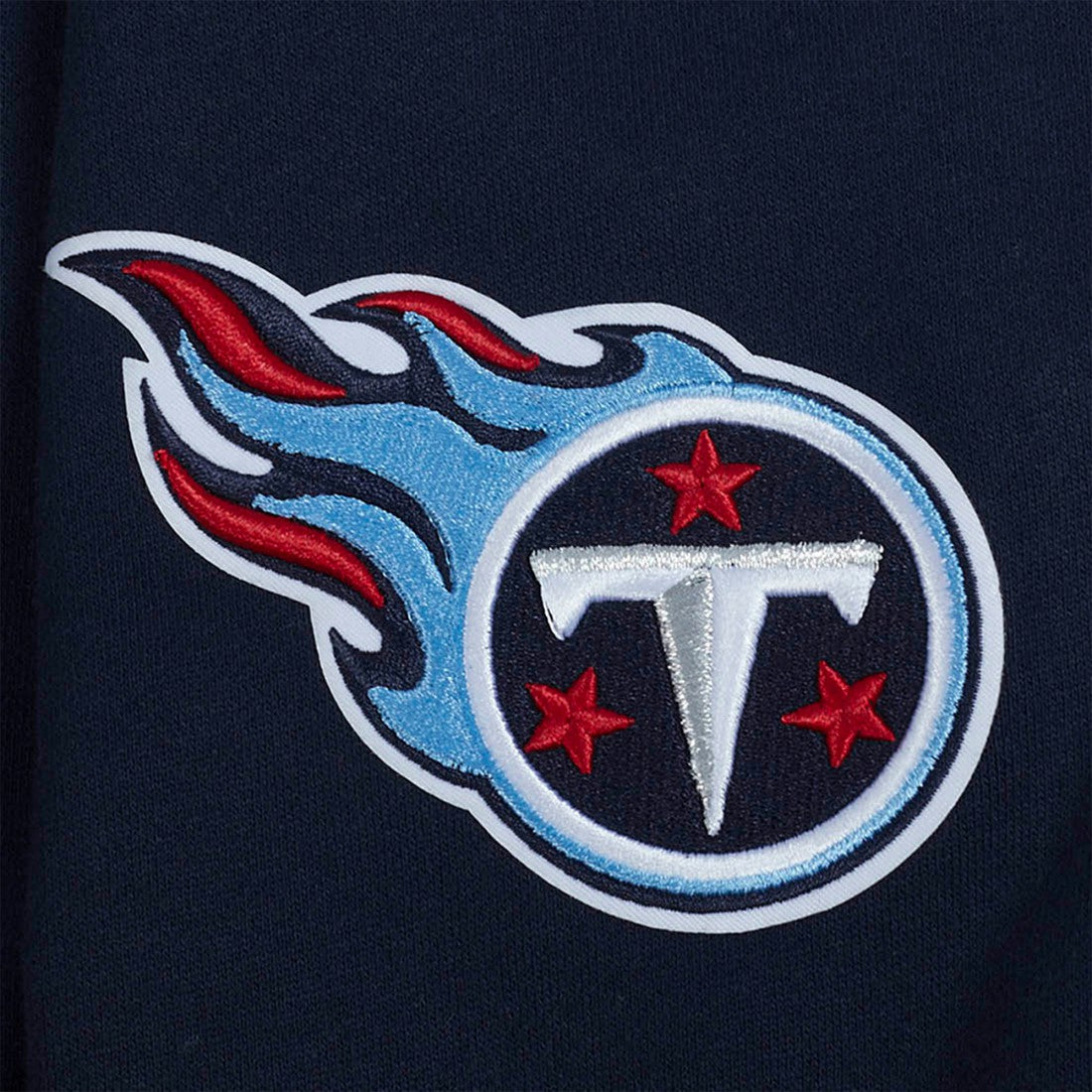 Tennessee Titans Pro Standard Turn It Up Drop Shoulder Pullover Sweatshirt Navy