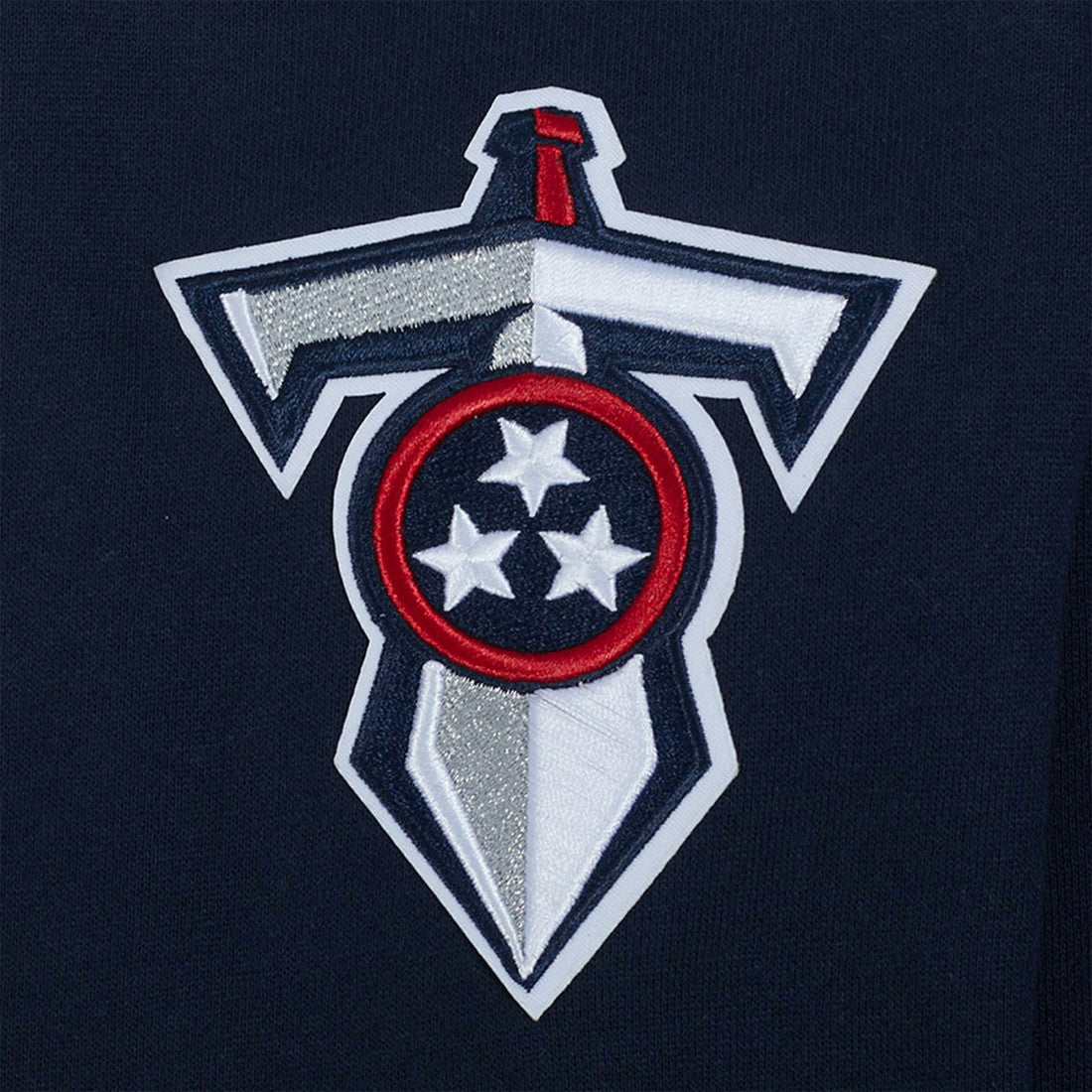 Tennessee Titans Pro Standard Turn It Up Drop Shoulder Pullover Sweatshirt Navy