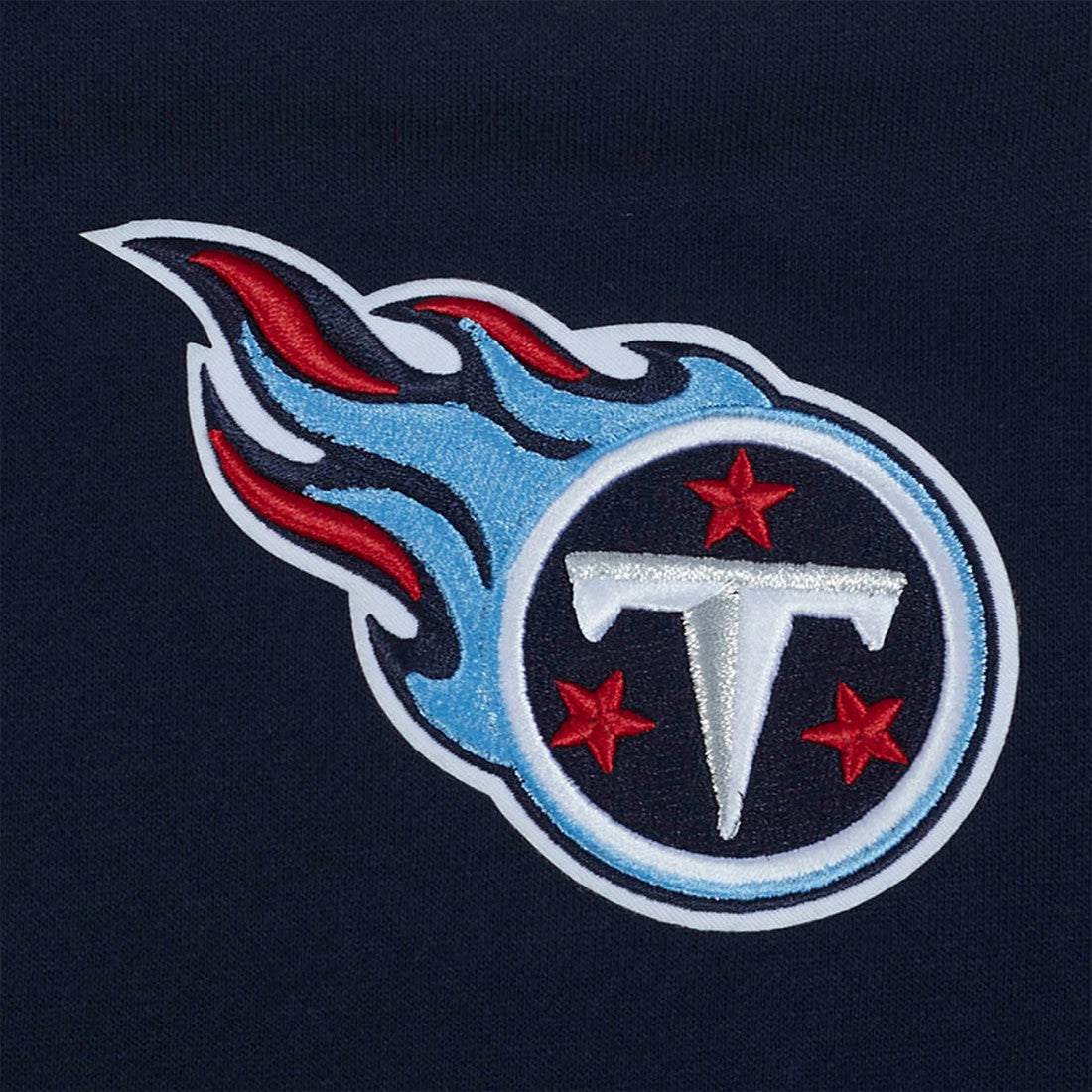Tennessee Titans Pro Standard Turn It Up Drop Shoulder Pullover Sweatshirt Navy