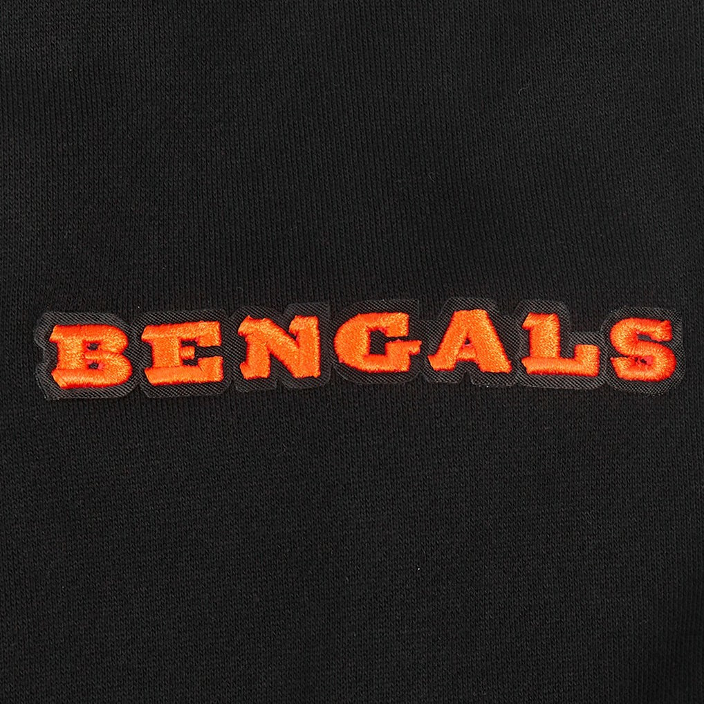 Cincinnati Bengals Pro Standard Turn It Up Drop Shoulder Pullover Sweatshirt Black