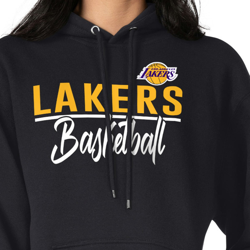 Los Angeles Lakers G-III 4Her by Carl Banks Women's Graphics Fleece Pullover Hoodie Black