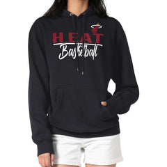 Miami Heat G-III 4Her by Carl Banks Women's Graphics Fleece Pullover Hoodie Black