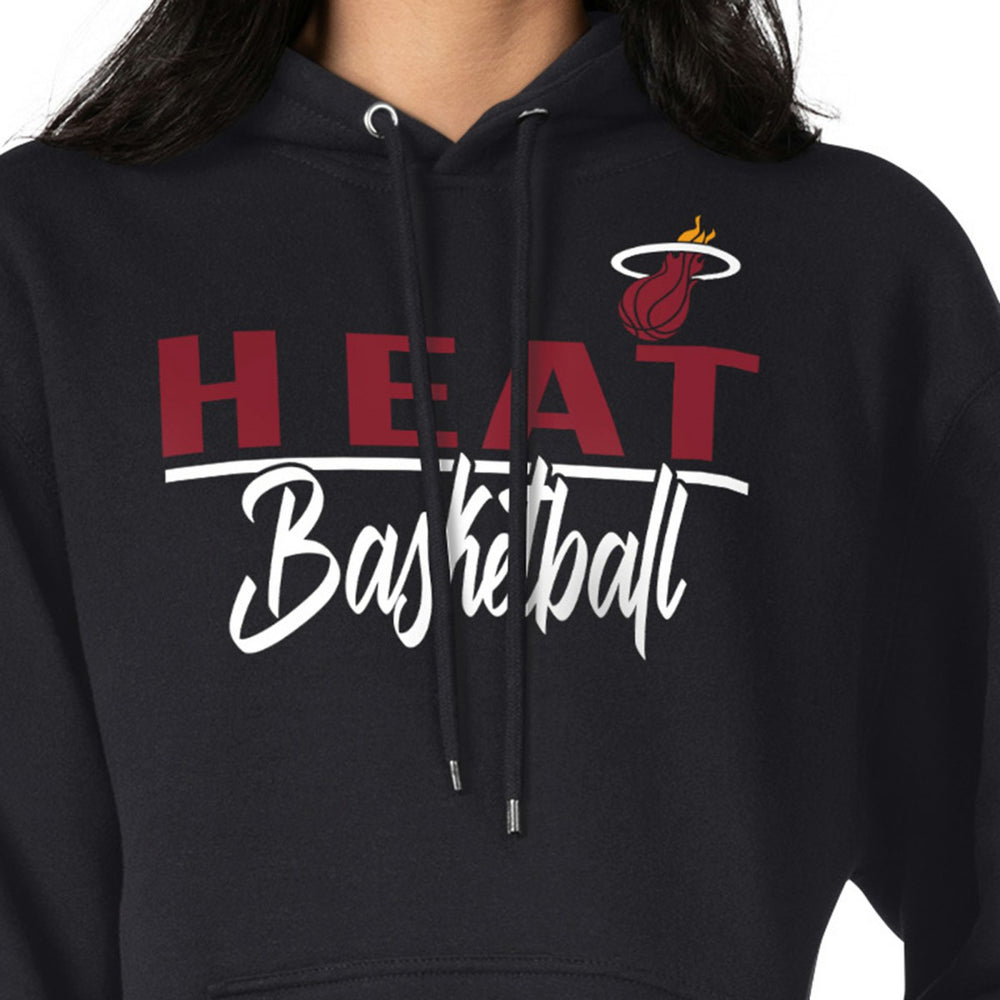 Miami Heat G-III 4Her by Carl Banks Women's Graphics Fleece Pullover Hoodie Black