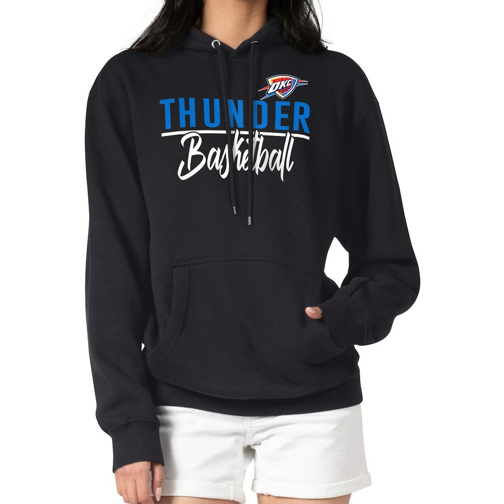 Oklahoma City Thunder G-III 4Her by Carl Banks Women's Graphics Fleece Pullover Hoodie Black
