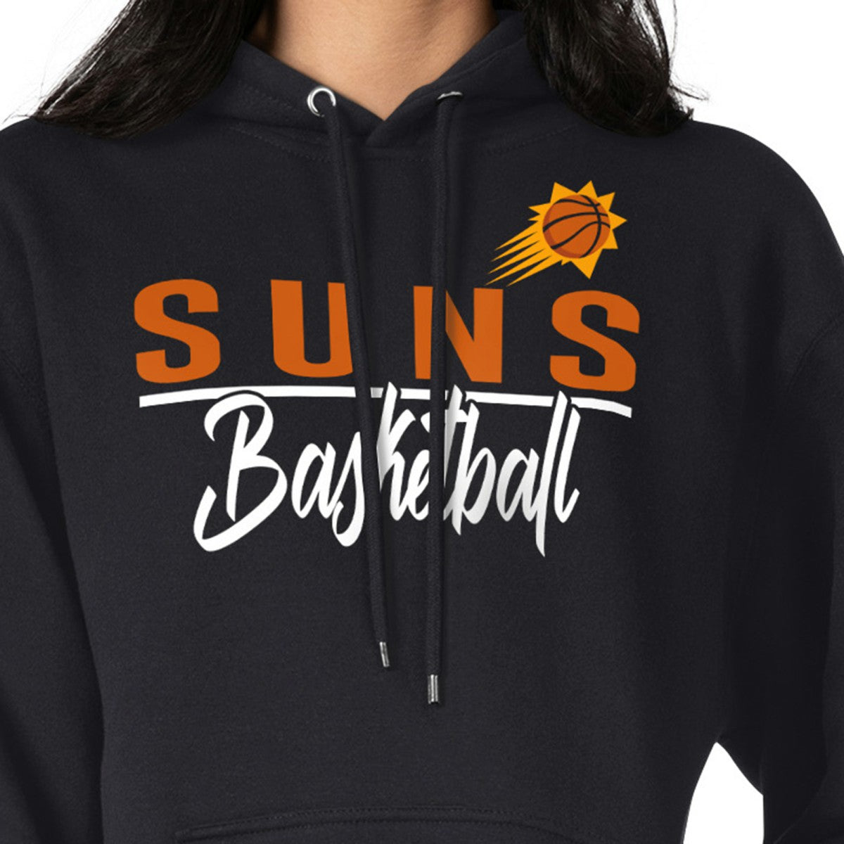 Phoenix Suns G-III 4Her by Carl Banks Women's Graphics Fleece Pullover Hoodie Black