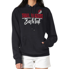 Portland Trail Blazers G-III 4Her by Carl Banks Women's Graphics Fleece Pullover Hoodie Black