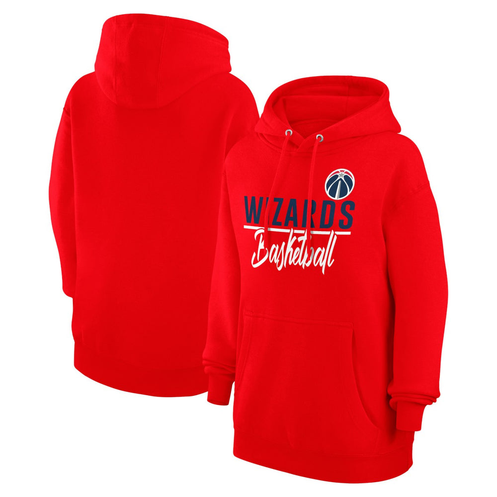 Washington Wizards G-III 4Her by Carl Banks Women's Graphics Fleece Pullover Hoodie Red