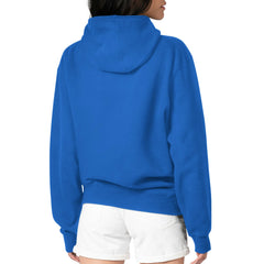 New York Knicks G-III 4Her by Carl Banks Women's Graphics Fleece Pullover Hoodie Blue