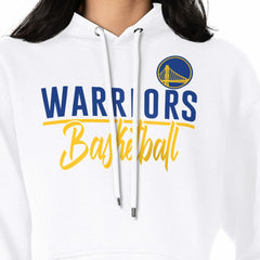 Golden State Warriors G-III 4Her by Carl Banks Women's Graphics Fleece Pullover Hoodie White