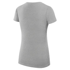 Indiana Pacers G-III 4Her by Carl Banks Women's Super-Slim Fit Lightweight Team Sport V-Neck T-Shirt Heather Gray