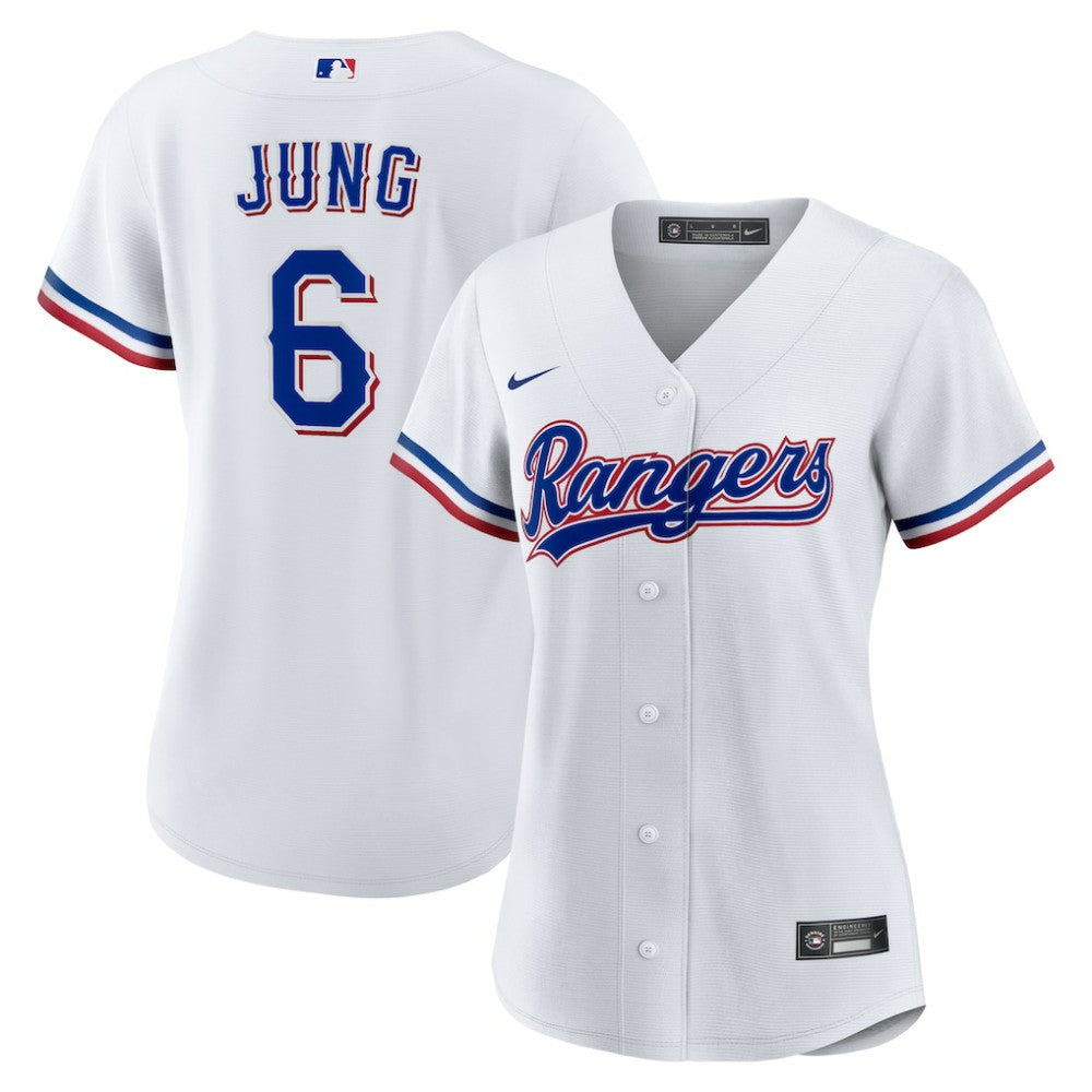 Josh Jung Texas Rangers Nike Women's Home Replica Jersey - White Jerseys