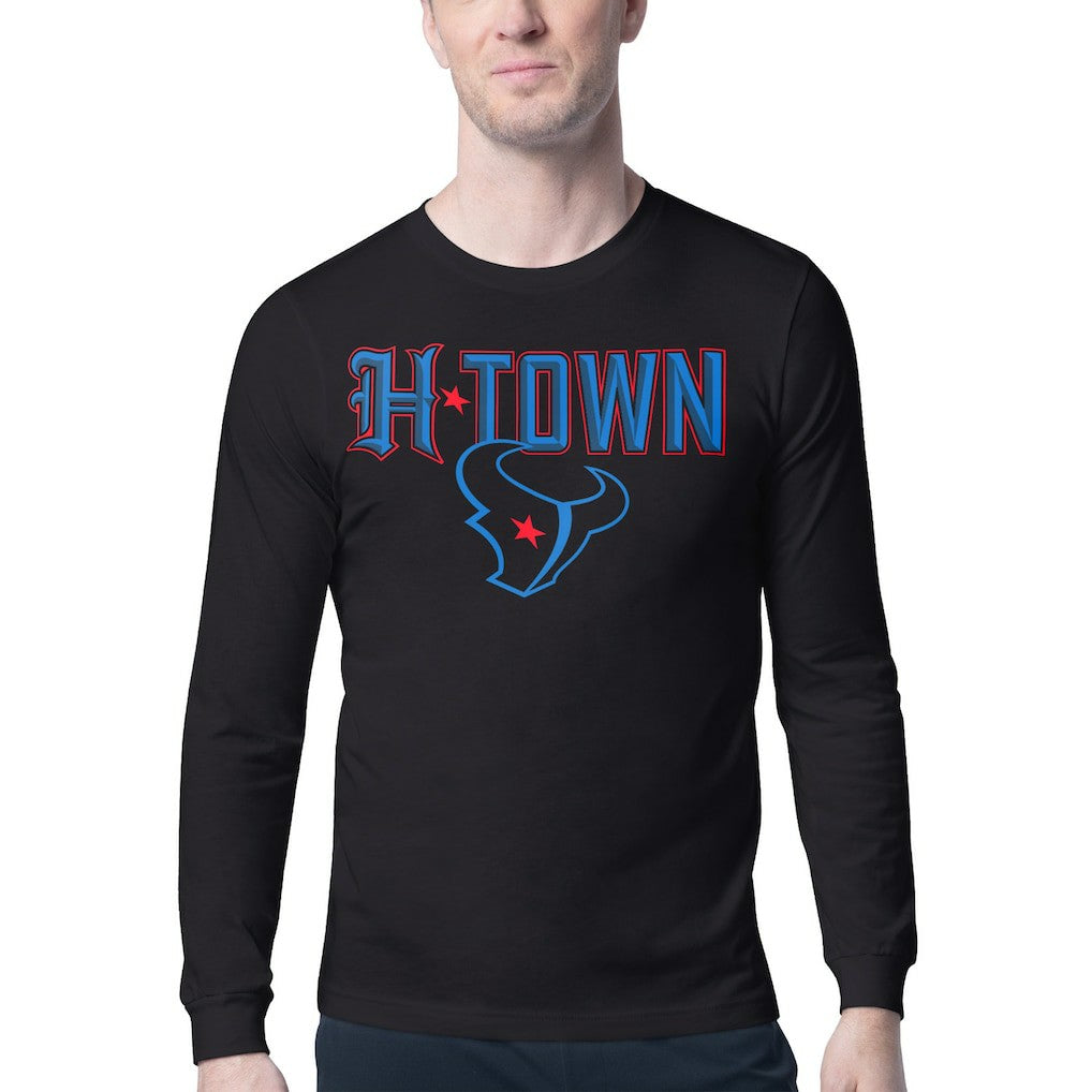 Houston Texans Starter H-Town Graphic Long Sleeve T-Shirt Black