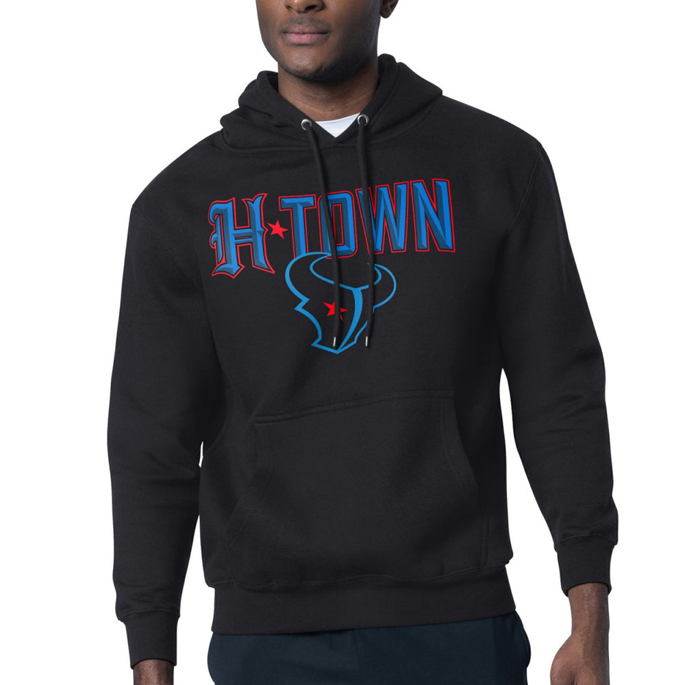 Houston Texans Starter H-Town Graphic Fleece Pullover Hoodie Black