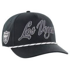 Las Vegas Raiders '47 Overhand Speckle Hitch Adjustable Hat Black