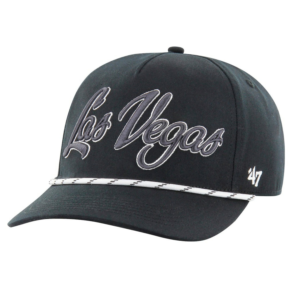 Las Vegas Raiders '47 Overhand Speckle Hitch Adjustable Hat Black