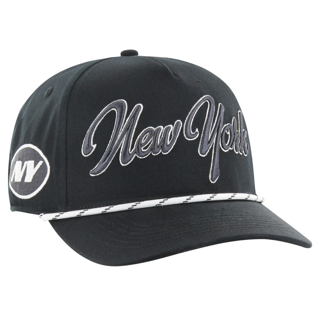 New York Jets '47 Overhand Speckle Hitch Adjustable Hat Black